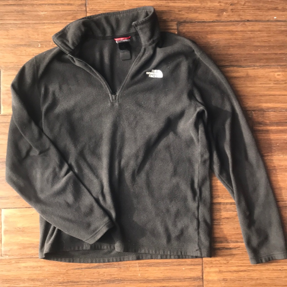 North Face fleece zip pullover S
